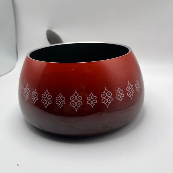 Vintage Oster Fondue Pot 1970's Ombre red orange Model 683e - Picture 8 of 10